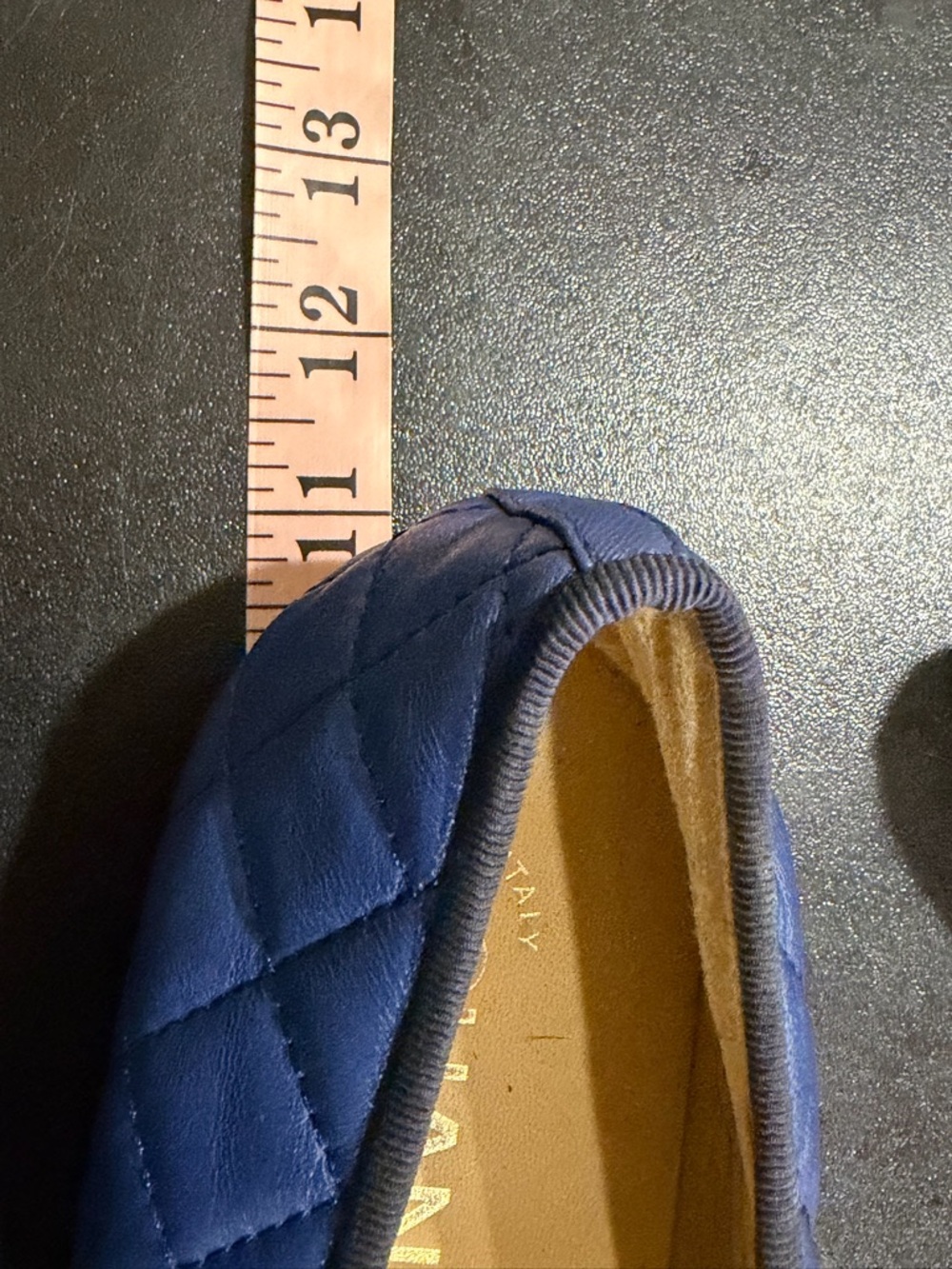 Chanel Classic Quilted Blue Ballet Flats - Women's Comfort Slip-Ons US12/ IT 42C - Picture 16 of 16